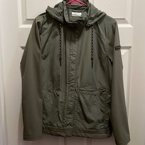 Columbia Rain Jacket, Women’s, Size M, Green